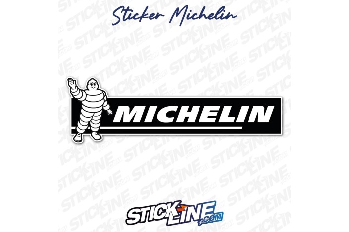 Sticker Michelin Bibendum Vintage Noir | Stick Line