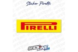 Sticker Pirelli Racing rouge et jaune – Déco Rallye | Stick Line