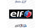 Sticker ELF Fond Noir – Autocollant Rallye | Stick Line