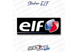 Sticker ELF Effet 3D Fond Noir – Rallye | Stick Line