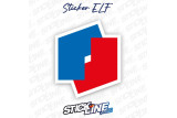Sticker ELF Emblème Bleu et Rouge – Rallye | Stick Line