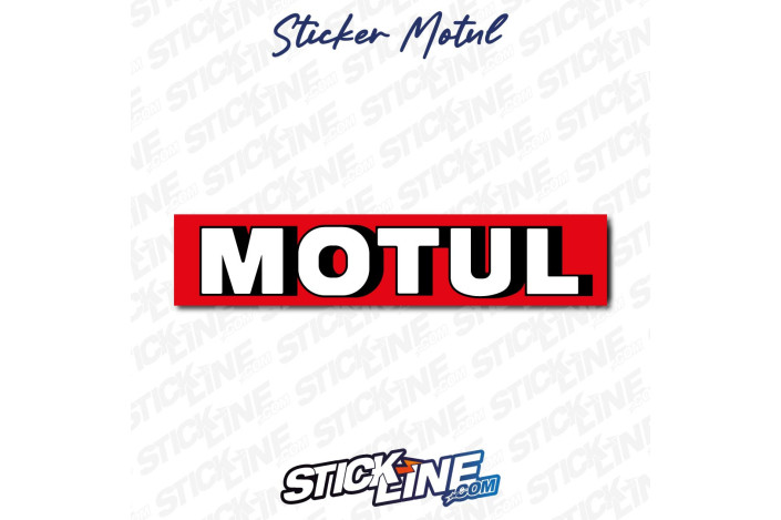 Sticker MOTUL – Autocollant Racing Voiture & Moto | Stick Line