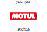 Sticker MOTUL Rouge et Blanc – Autocollant Racing | Stick Line