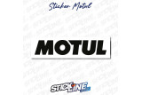 Sticker MOTUL Noir sur Fond Blanc – Autocollant Racing | Stick Line