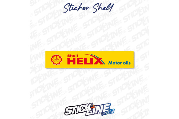 Sticker Shell Helix Motor Oils Jaune – Autocollant Racing | Stick Line