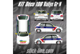 Kit déco Peugeot 106 Groupe N - Stick Line