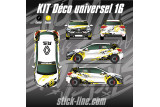 Kit déco Universel 16 Rallye – Personnalisation véhicule | Stick Line