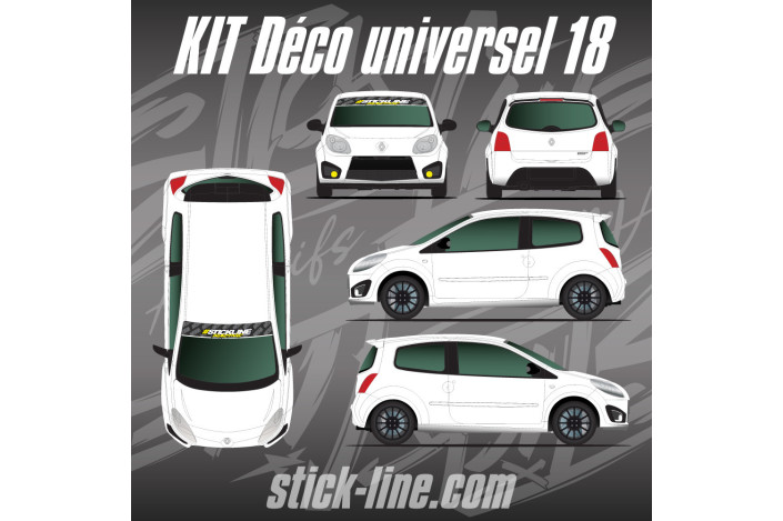 Kit déco Universel 18 Rallye – Personnalisation véhicule | Stick Line