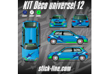 Kit déco Universel 12 Rallye – Personnalisation véhicule | Stick Line