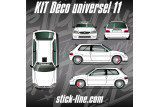 Kit déco Universel 11 Rallye – Personnalisation véhicule | Stick Line