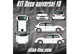 Kit déco Universel 10 Rallye – Personnalisation véhicule | Stick Line