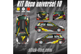 Kit déco Universel 10 Rallye – Personnalisation véhicule | Stick Line