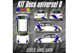 Kit déco Universel 08 Rallye – Personnalisation véhicule | Stick Line