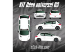 Kit déco Universel 03 Rallye – Personnalisation véhicule | Stick Line