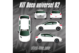 Kit déco Universel 02 Rallye – Personnalisation véhicule | Stick Line