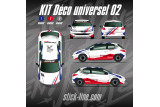 Kit déco Universel 02 Rallye – Personnalisation véhicule | Stick Line