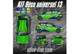 Kit déco Universel 13 Rallye – Personnalisation véhicule | Stick Line