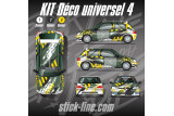 Kit déco Universel 04 Rallye – Personnalisation véhicule | Stick Line