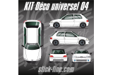 Kit déco Universel 04 Rallye – Personnalisation véhicule | Stick Line