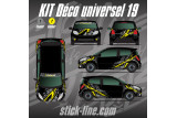 Kit déco Universel 19 Rallye – Personnalisation véhicule | Stick Line