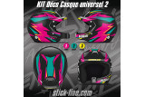 Kit déco Casque universel 02 – Personnalisation casque | Stick Line