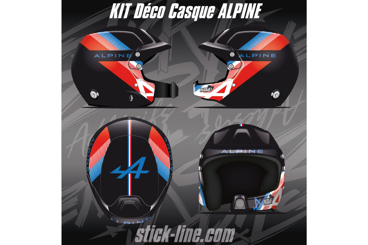 kit déco Casque Alpine