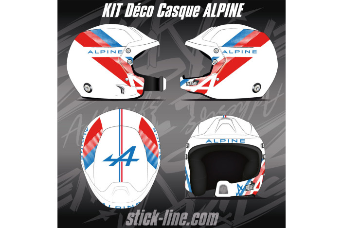 kit déco Casque Alpine