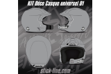 Kit déco Casque universel 01 – Personnalisation casque | Stick Line