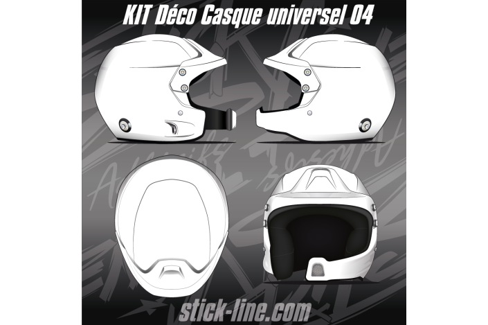 Kit Déco Casque Universel 04 | Stick Line