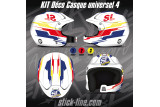 Kit Déco Casque Universel 04 | Stick Line