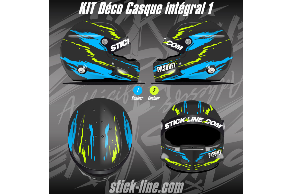 kit déco Casque intégral 01