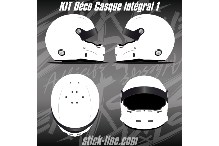 kit déco Casque intégral 01