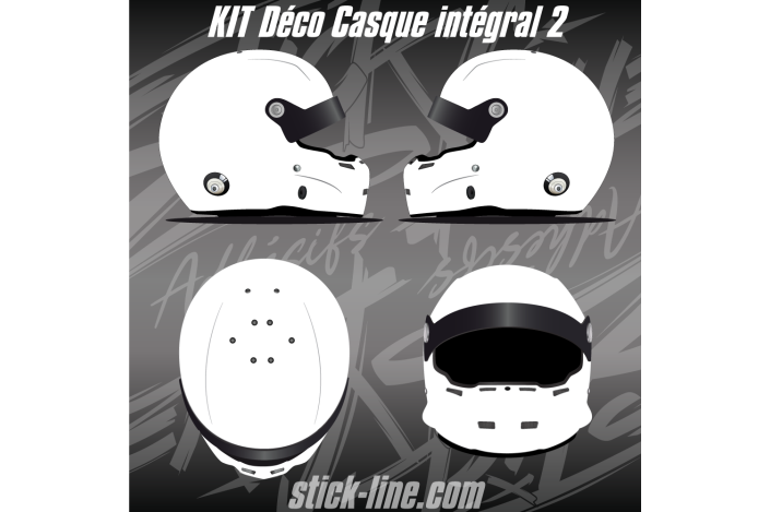 Kit Déco Casque Intégral 02 | Stick Line