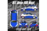 Kit Déco Rallye Peugeot 106 Maxi Sans Sponsors | Stick Line