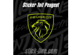 Stickers Toit Peugeot Sport vert 67x74cm – Stickline Adhésifs