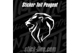 Stickers Toit Peugeot Sport 76x80cm – Stickline Adhésifs