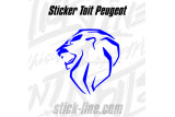 Stickers Toit Peugeot Sport 76x80cm – Stickline Adhésifs