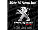 Stickers Toit Peugeot Sport 88x90cm – Stickline Adhésifs