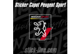 Stickers Toit Peugeot Sport 62x68cm – Stickline Adhésifs