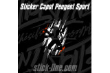 Stickers Toit Peugeot Sport 49x77cm – Stickline Adhésifs