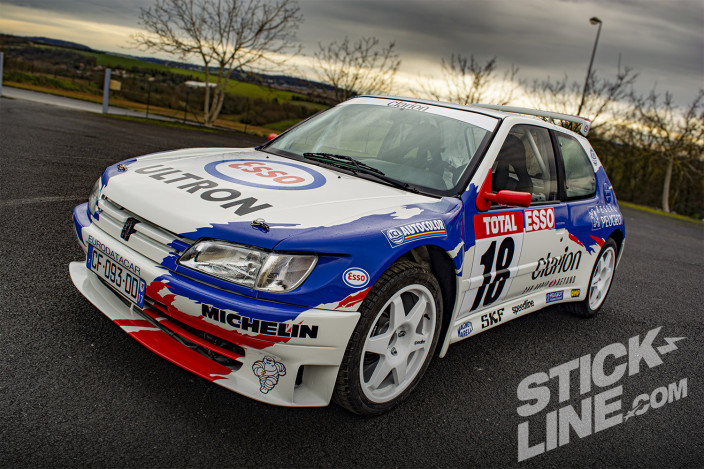 Kit déco Peugeot 306 Maxi Simple – Personnalisation rallye | Stick Line