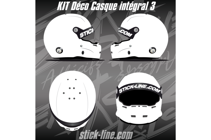 Kit déco Casque Intégral 03 - Edition 33 – Stickline Adhésifs