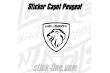 Stickers Toit Peugeot Sport 52x57cm Noir – Stickline Adhésifs