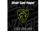 Stickers Toit Peugeot Sport 52x57cm – Stickline Adhésifs
