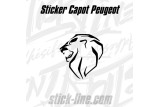 Stickers Toit Peugeot Sport 52x57cm – Stickline Adhésifs