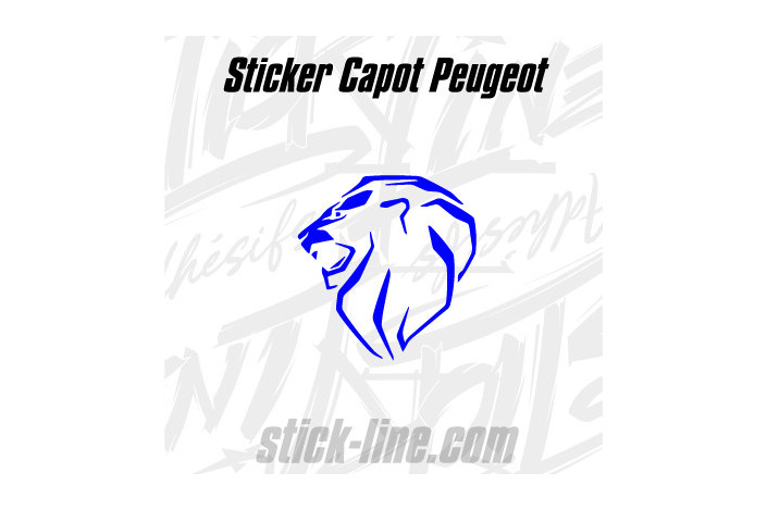 Stickers Toit Peugeot Sport 52x57cm – Stickline Adhésifs