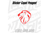 Stickers Toit Peugeot Sport 52x57cm – Stickline Adhésifs