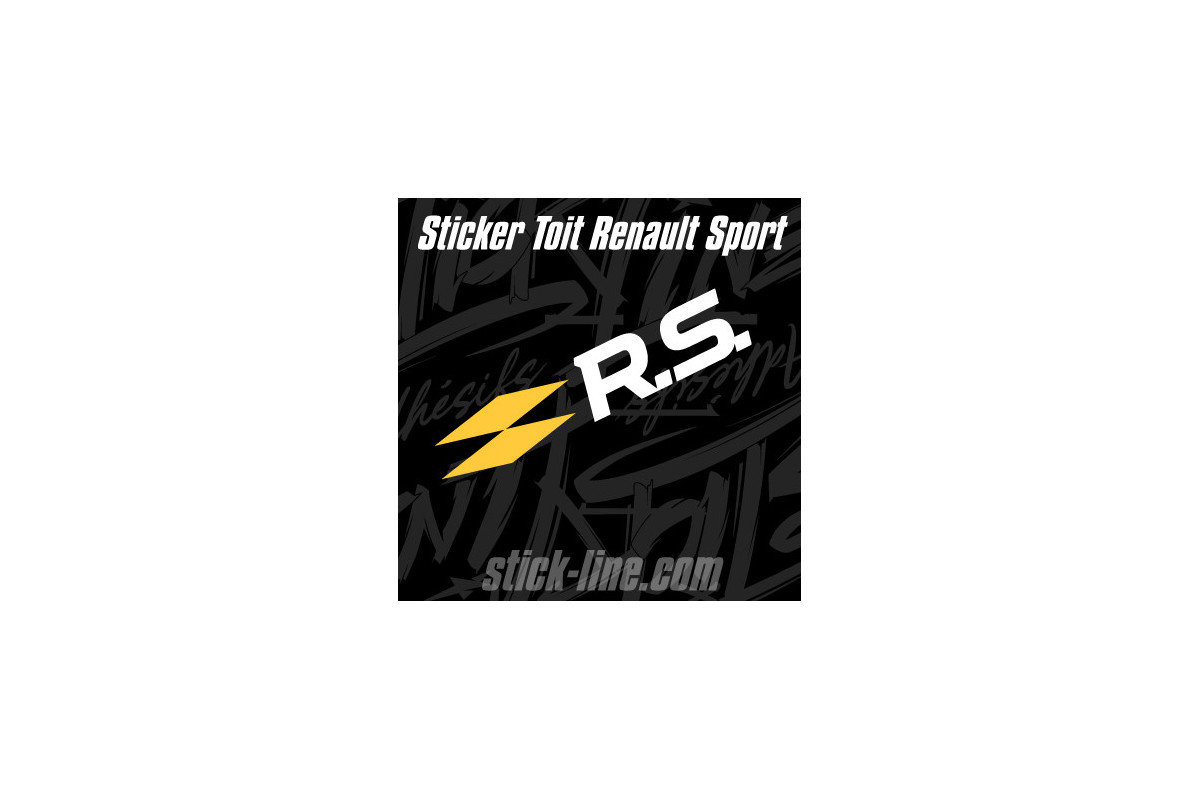 Stickers Toit Peugeot Sport 23x120cm – Stickline Adhésifs