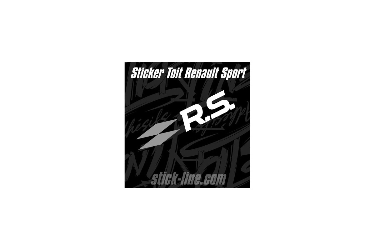 Stickers Toit Peugeot Sport 23x120cm – Stickline Adhésifs