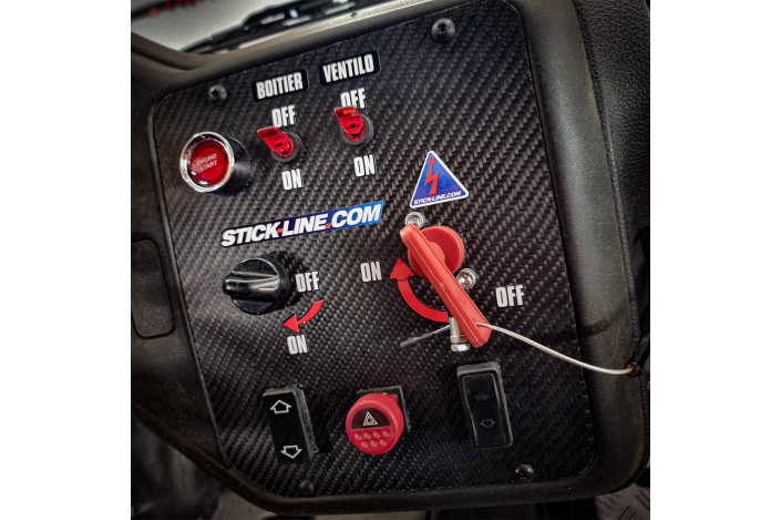 Pack Stickers Intérieur 01 – Tableau de bord prédécoupé | Stick Line